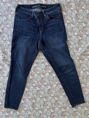 American Eagle Outfitters Navy Blue Women's Skinny Jeans